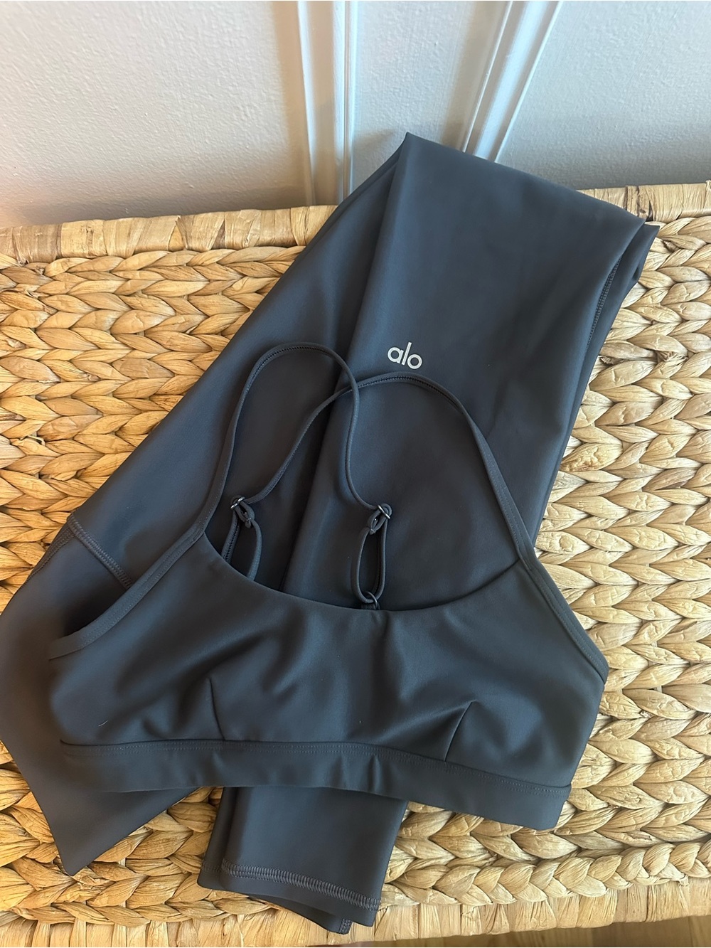 Alo Leggings and Sports Bra Set